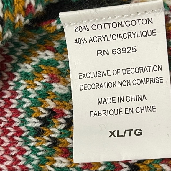 Ugly Christmas sweater size XL unisex gingerbread man - Picture 6 of 7